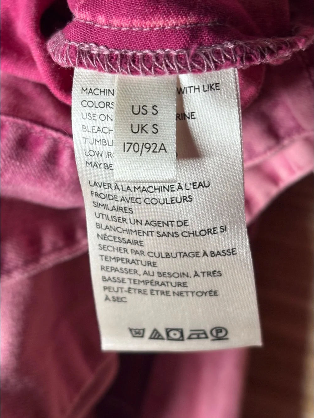 Free People Sweet Surrender Denim Mini Dress Washed Wild Rose Pink Sz S